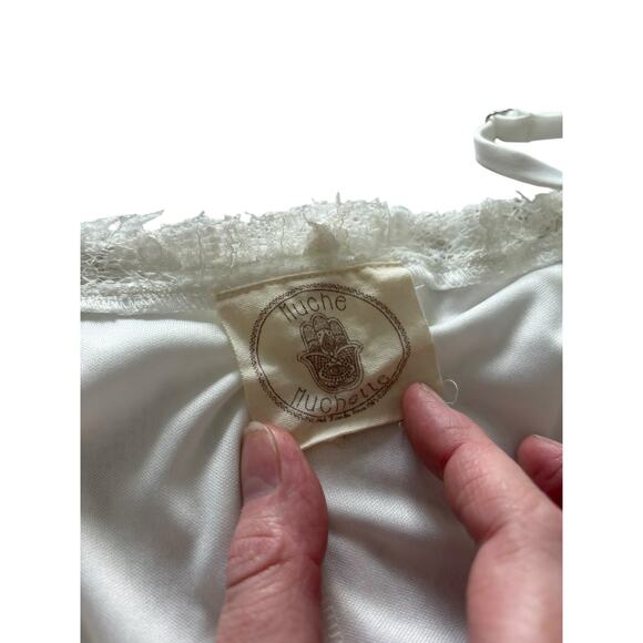 MUCHE ET MUCHETTE WHITE LACE JUMPSUIT SIZE MEDIUM - Picture 6 of 6